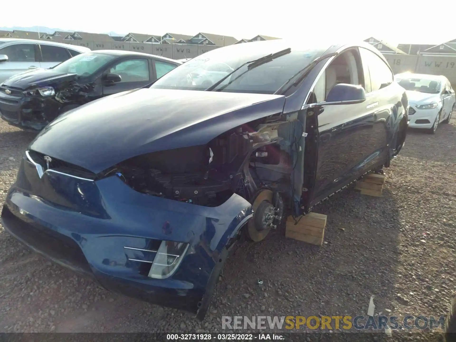 2 Photograph of a damaged car 5YJXCAE20KF184849 TESLA MODEL X 2019