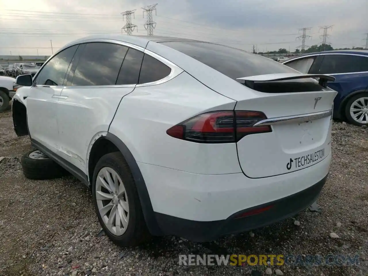 3 Photograph of a damaged car 5YJXCAE20KF198802 TESLA MODEL X 2019