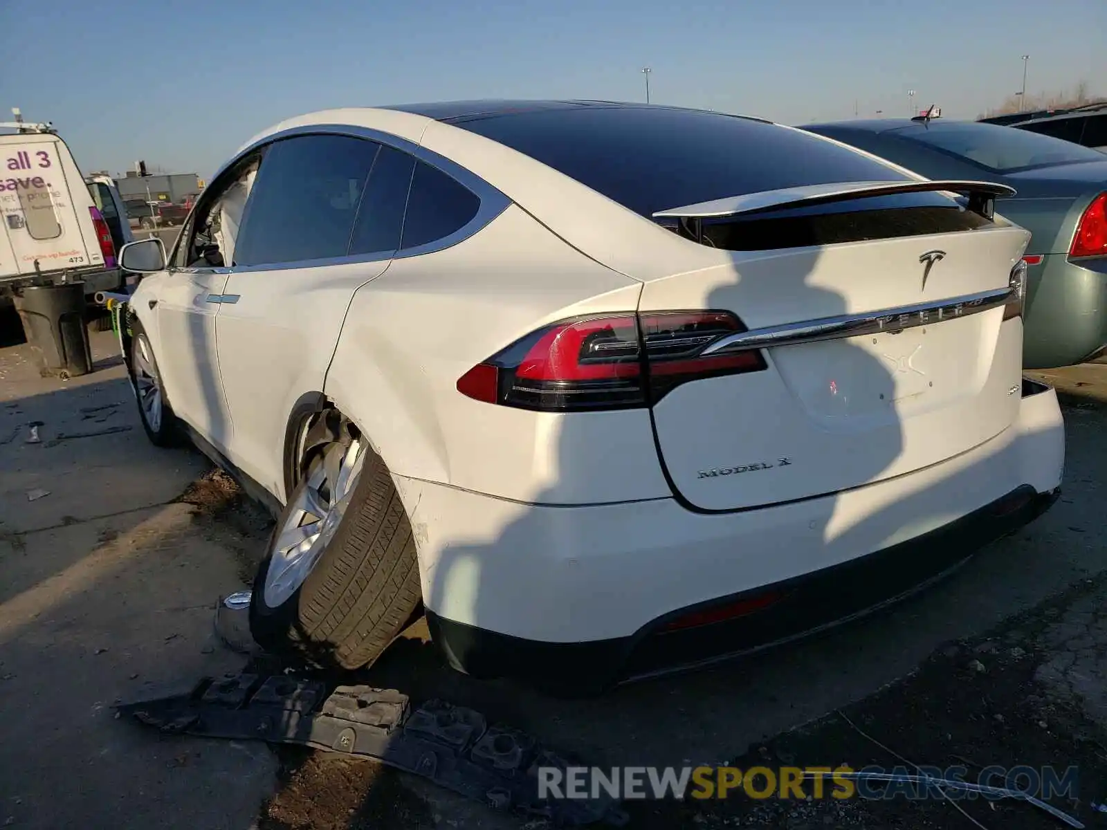 3 Photograph of a damaged car 5YJXCAE21KF160589 TESLA MODEL X 2019