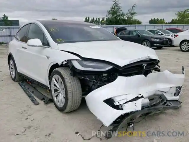 1 Photograph of a damaged car 5YJXCAE22KF153750 TESLA MODEL X 2019