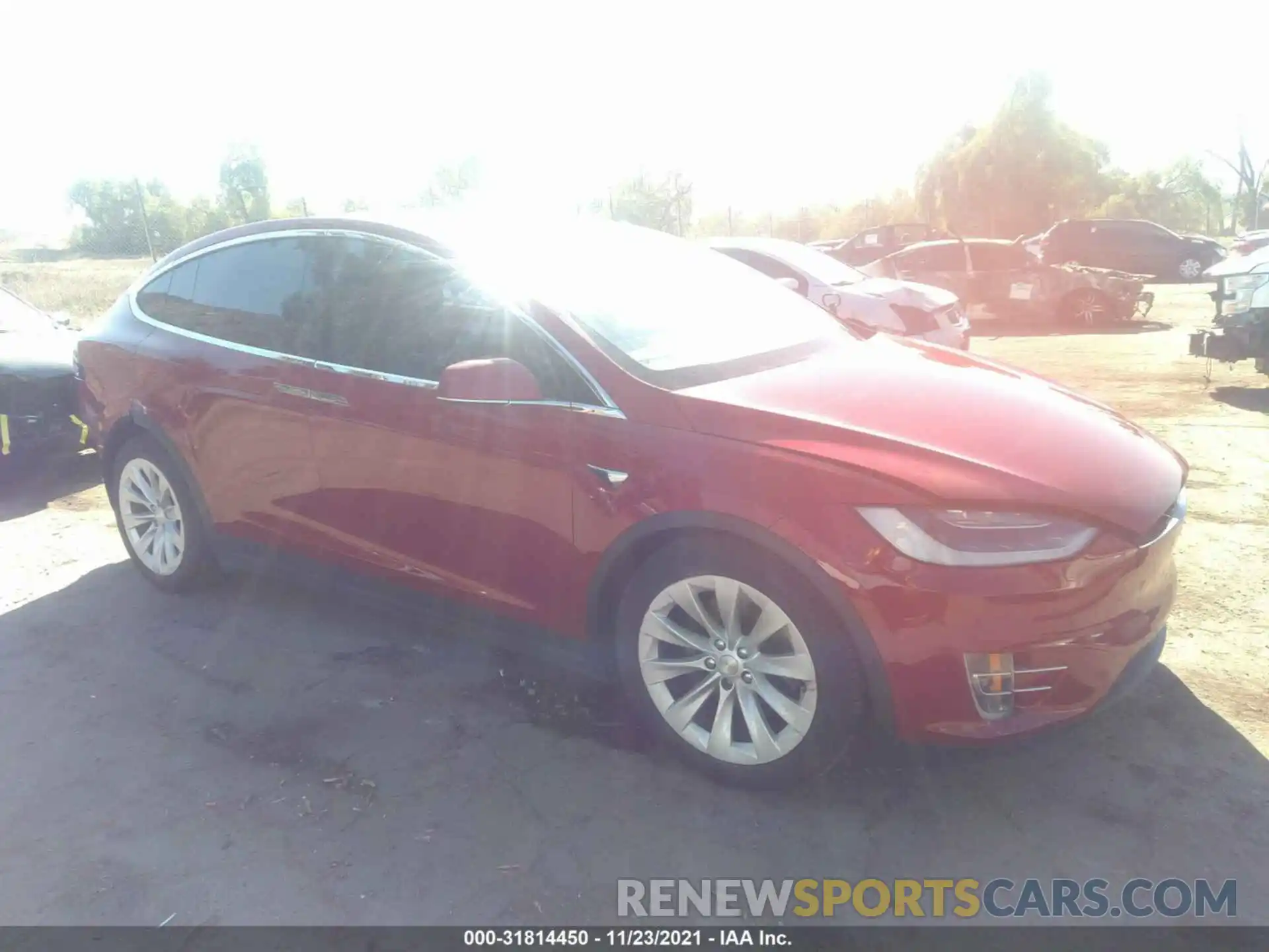 1 Photograph of a damaged car 5YJXCAE22KF196176 TESLA MODEL X 2019