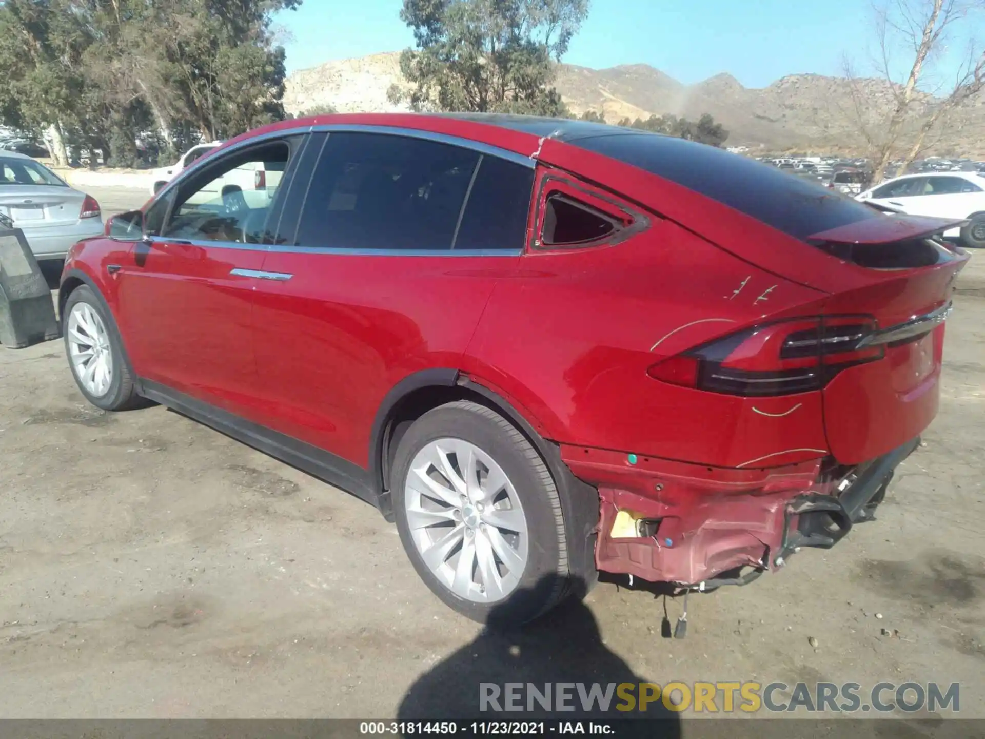 3 Photograph of a damaged car 5YJXCAE22KF196176 TESLA MODEL X 2019