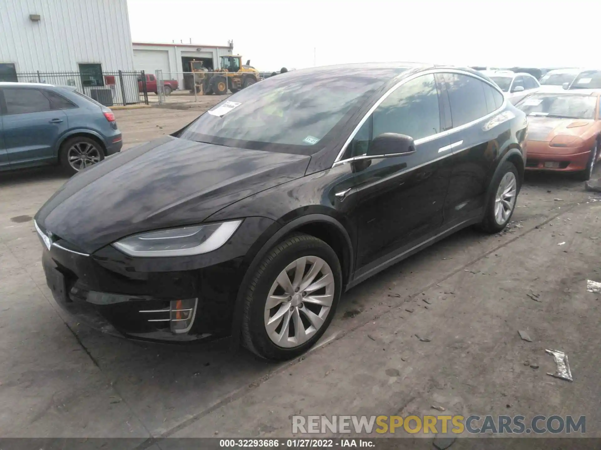 2 Фотография поврежденного автомобиля 5YJXCAE22KF199918 TESLA MODEL X 2019