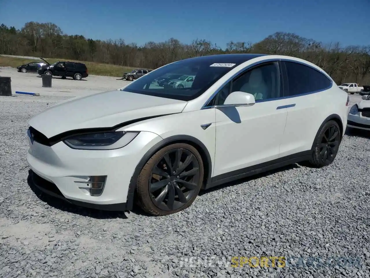 1 Photograph of a damaged car 5YJXCAE23KF204320 TESLA MODEL X 2019