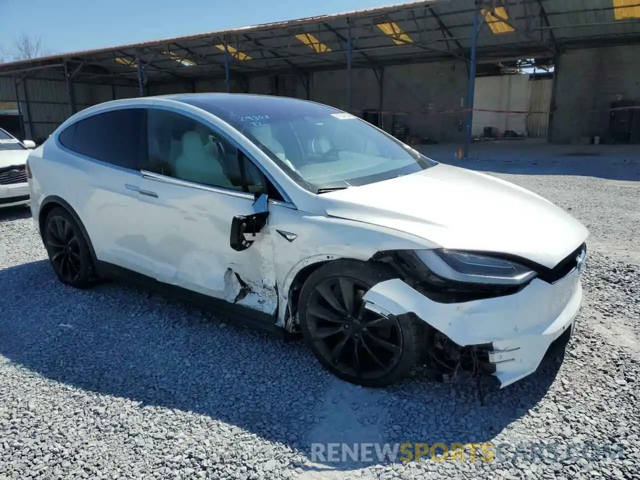 4 Photograph of a damaged car 5YJXCAE23KF204320 TESLA MODEL X 2019