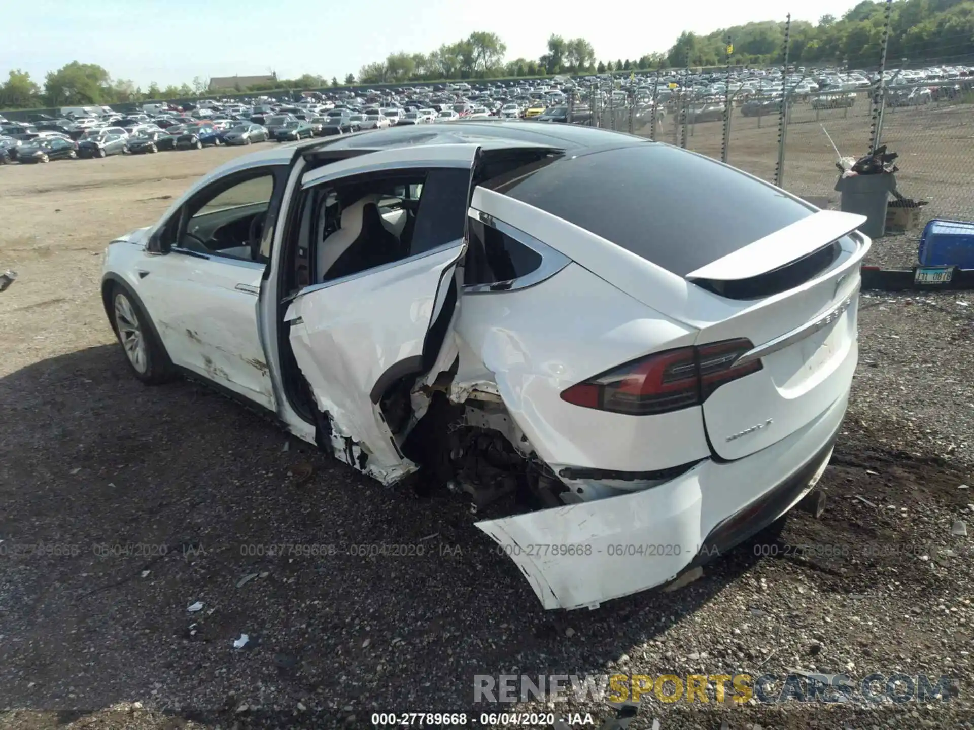 3 Photograph of a damaged car 5YJXCAE24KF154348 TESLA MODEL X 2019