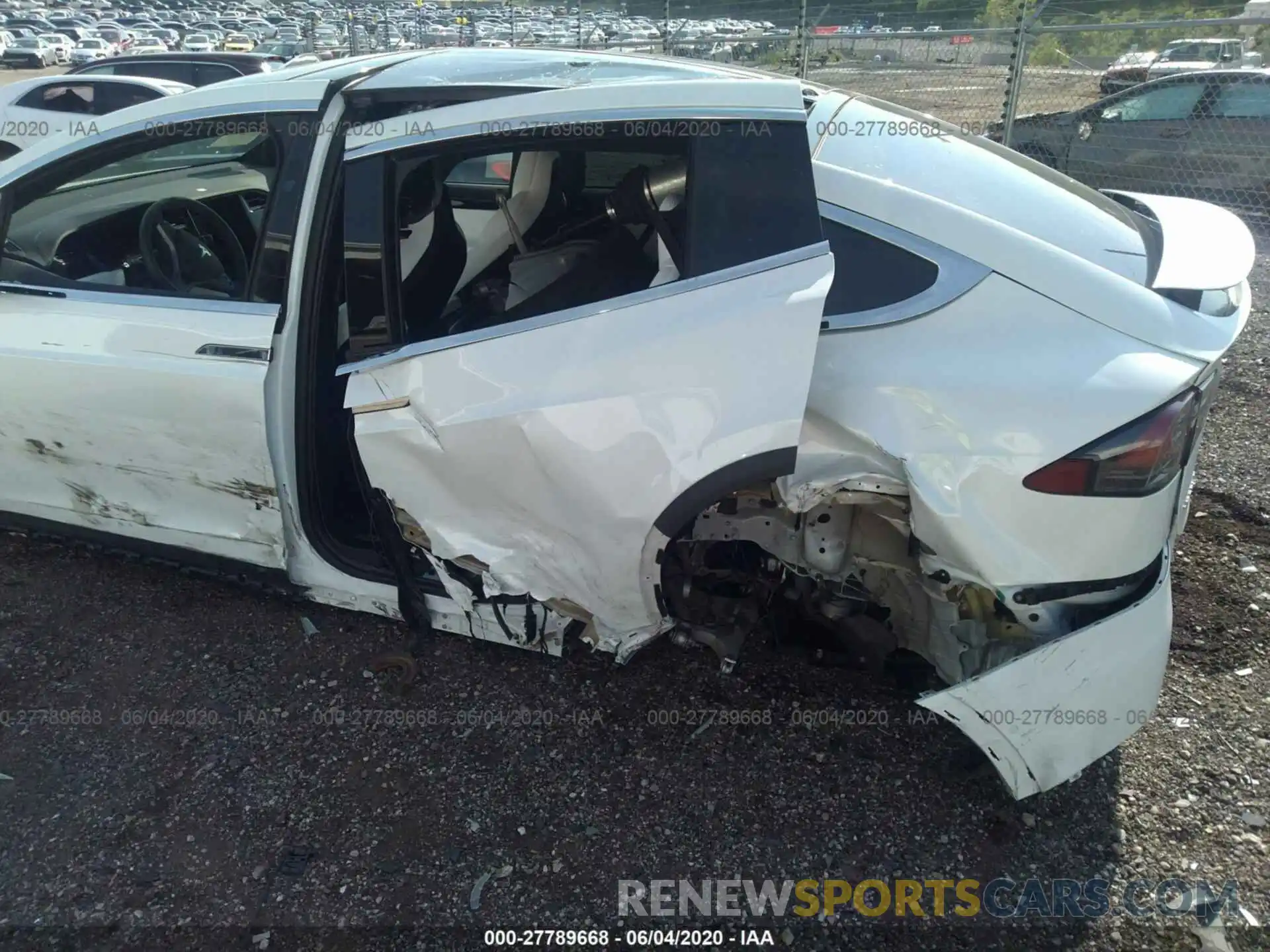 6 Photograph of a damaged car 5YJXCAE24KF154348 TESLA MODEL X 2019