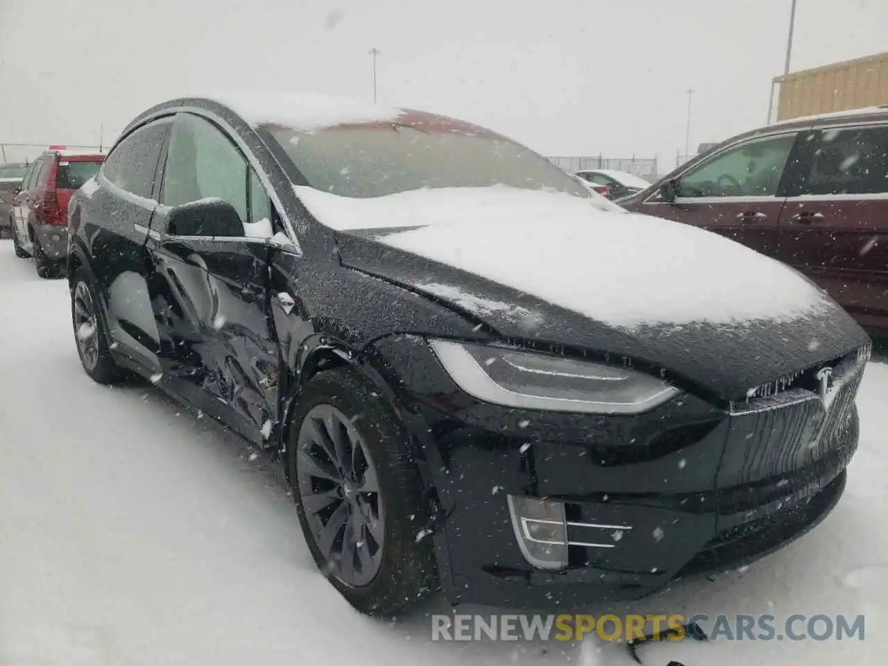 1 Фотография поврежденного автомобиля 5YJXCAE24KF182862 TESLA MODEL X 2019