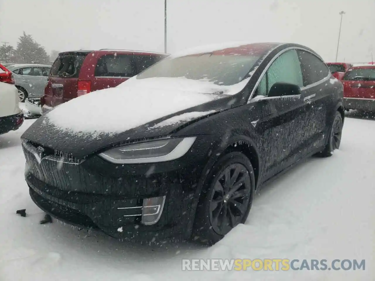 2 Photograph of a damaged car 5YJXCAE24KF182862 TESLA MODEL X 2019