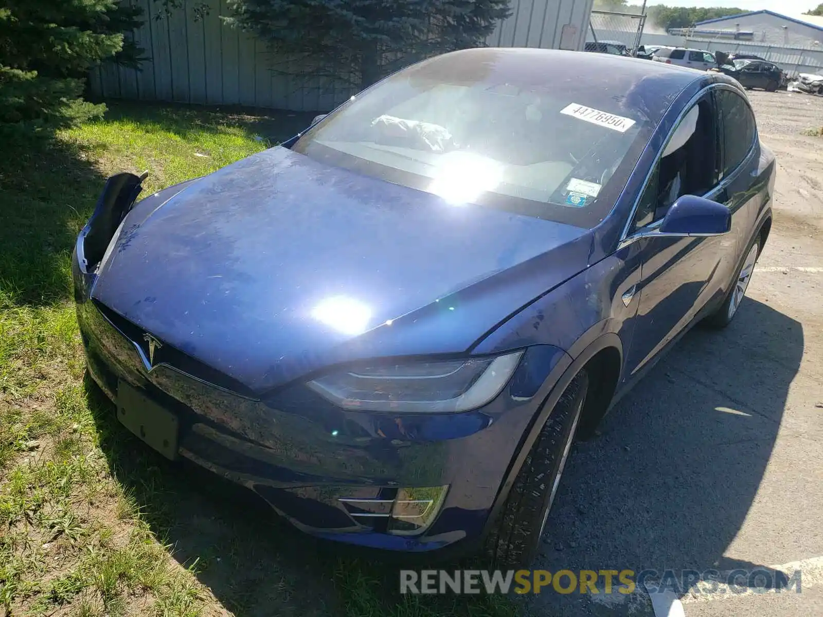 2 Photograph of a damaged car 5YJXCAE24KF182957 TESLA MODEL X 2019