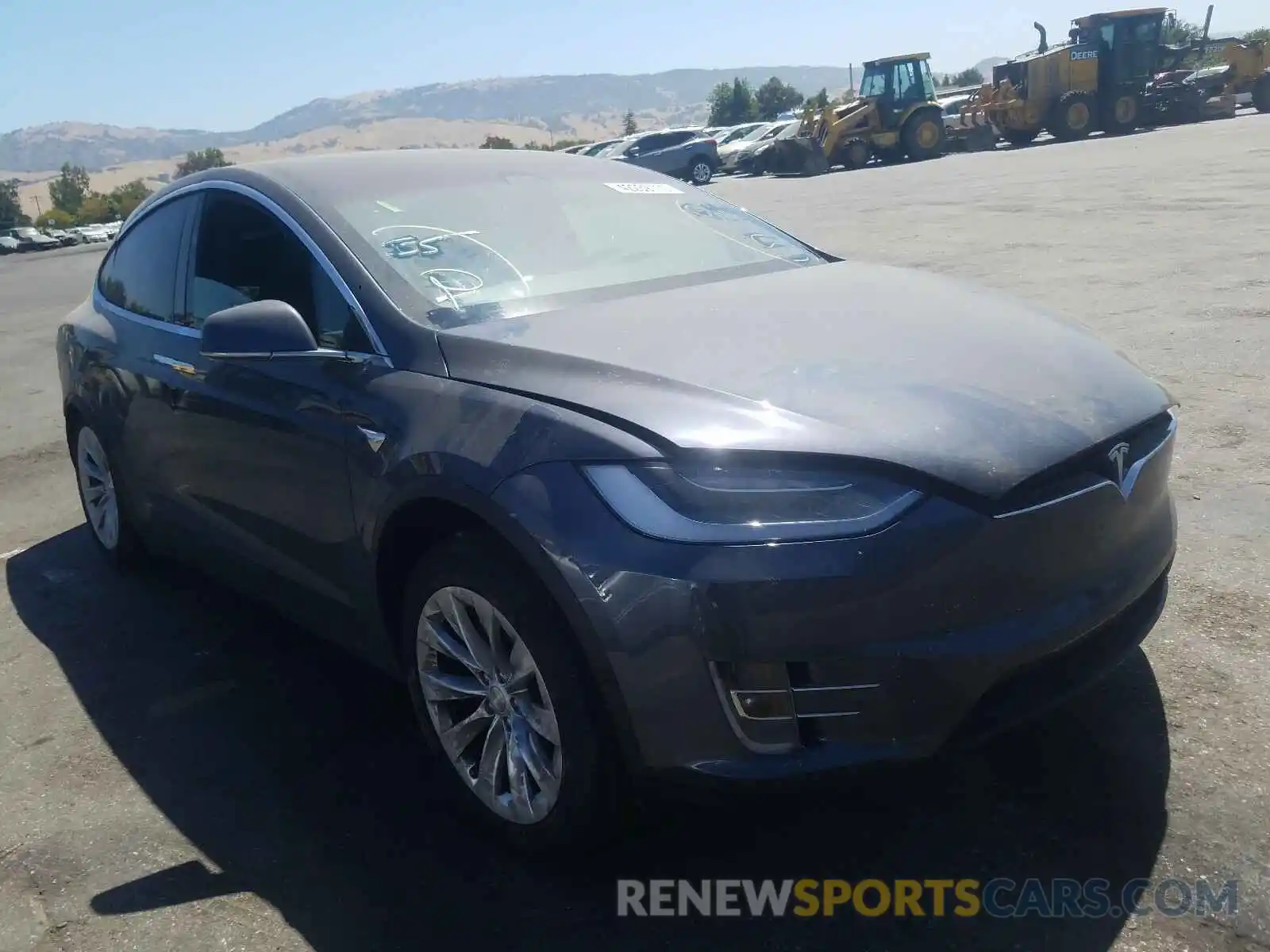 1 Photograph of a damaged car 5YJXCAE24KF184675 TESLA MODEL X 2019