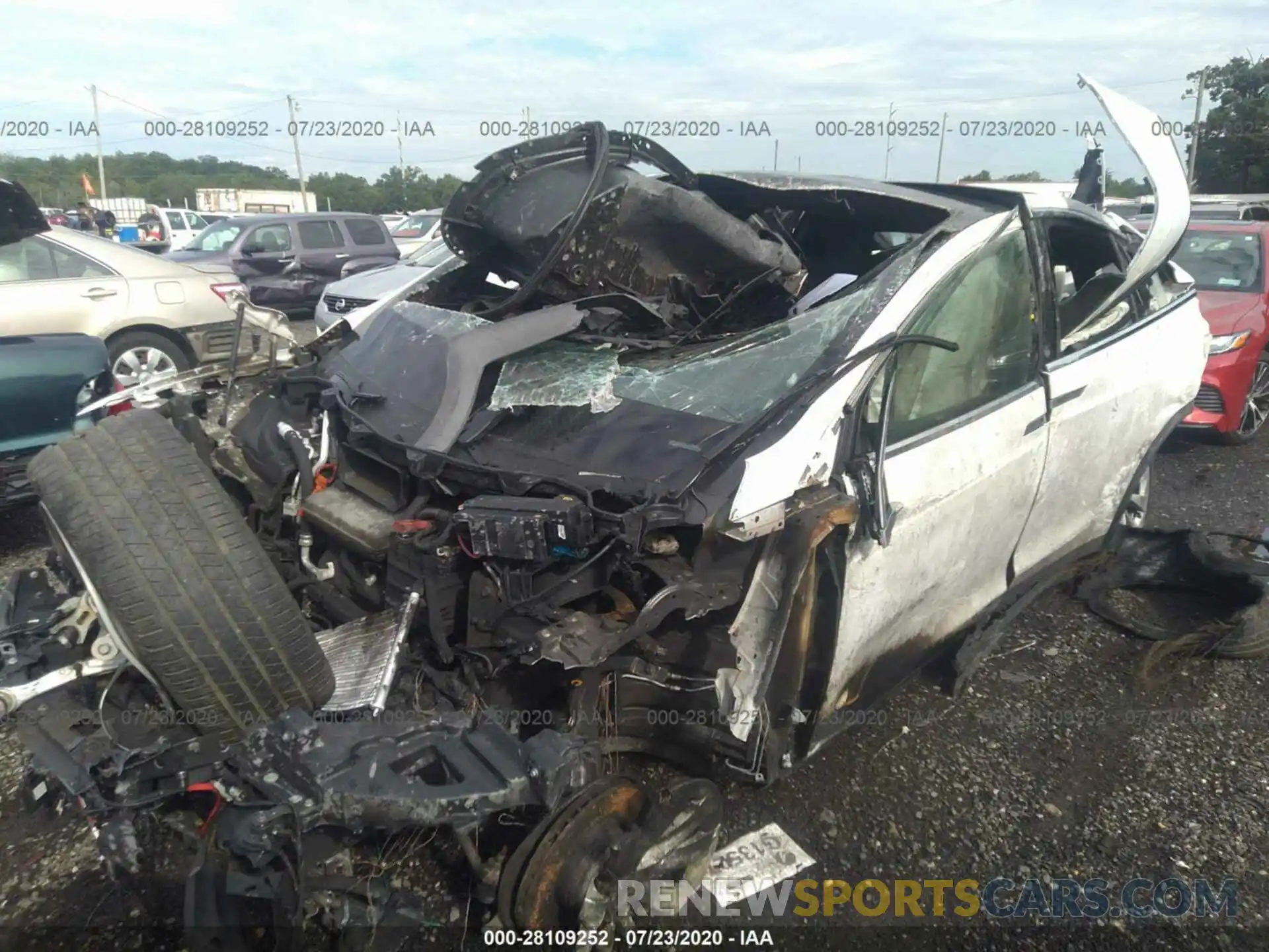 6 Photograph of a damaged car 5YJXCAE25KF196740 TESLA MODEL X 2019