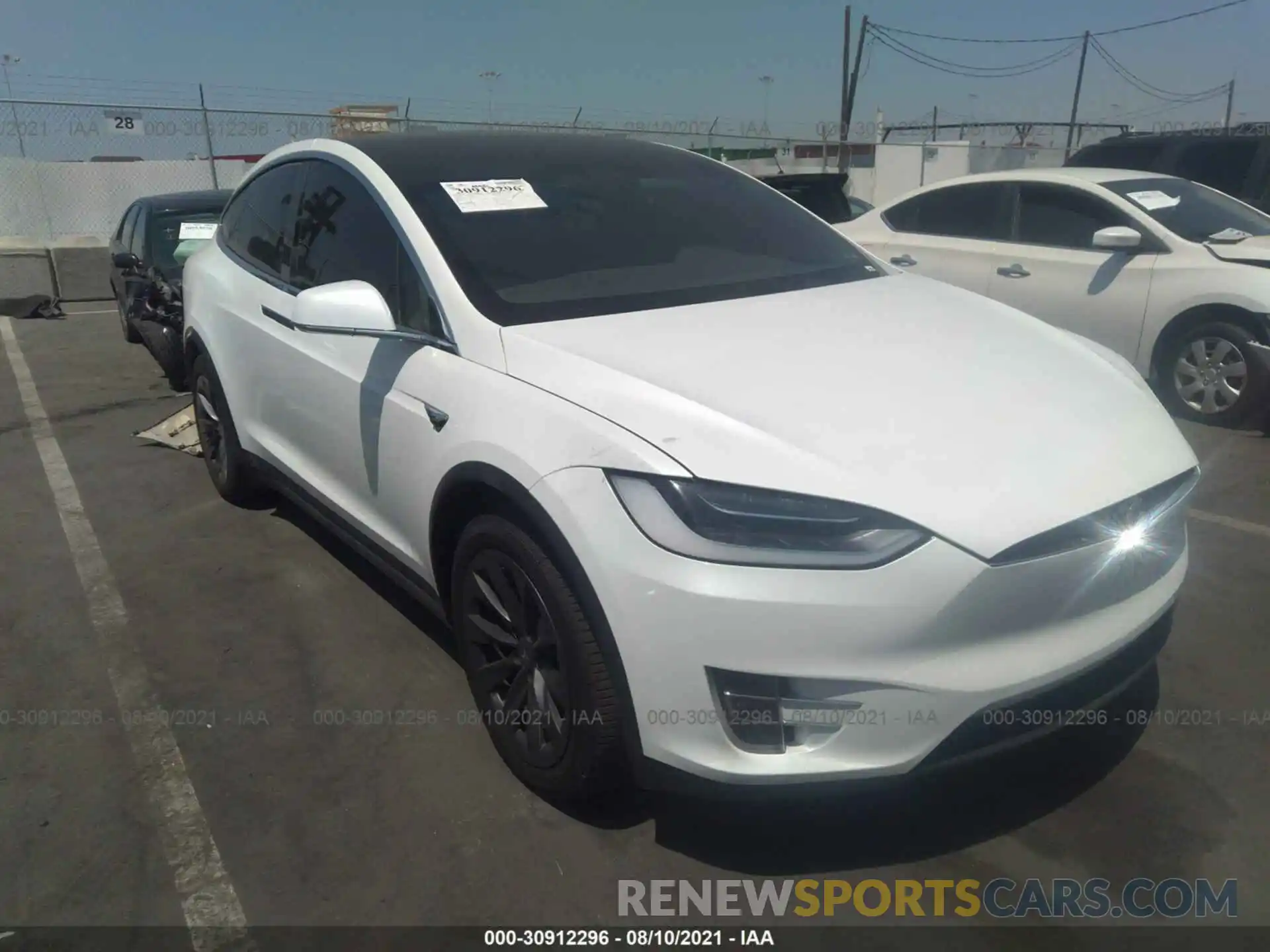 1 Photograph of a damaged car 5YJXCAE26KF157090 TESLA MODEL X 2019