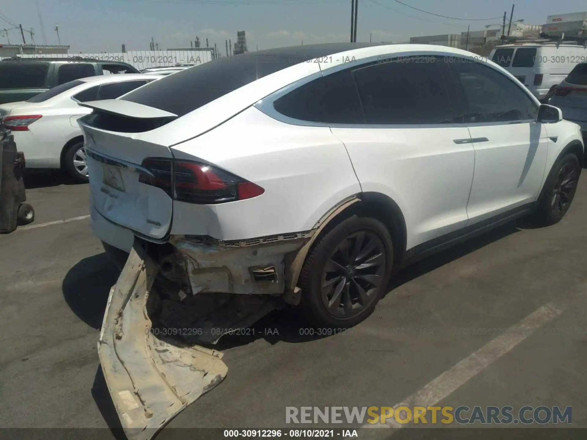 4 Фотография поврежденного автомобиля 5YJXCAE26KF157090 TESLA MODEL X 2019