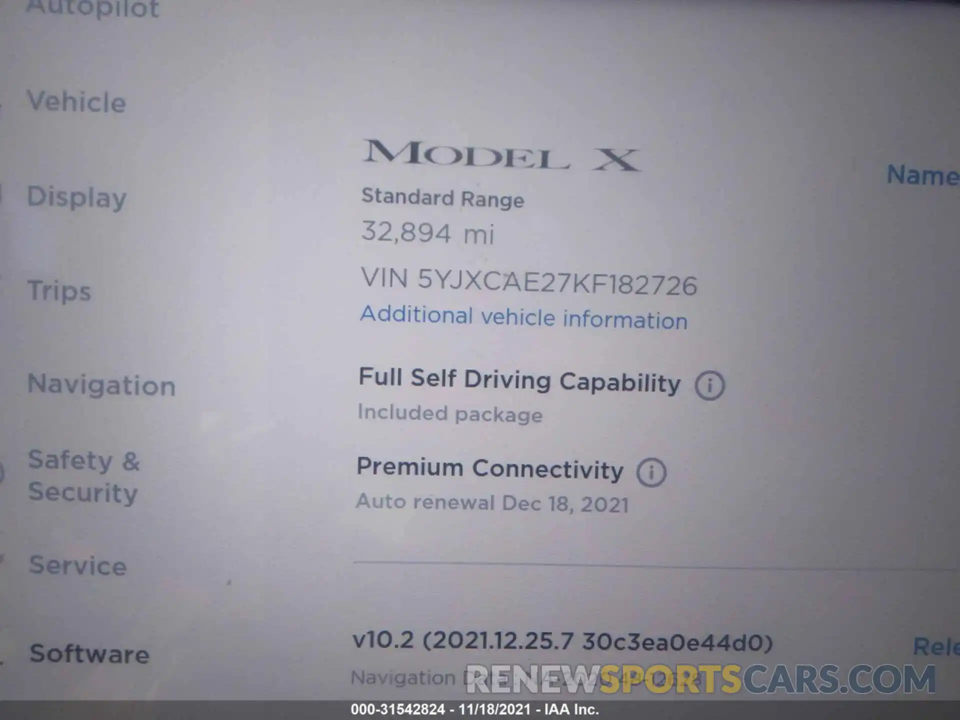 7 Photograph of a damaged car 5YJXCAE27KF182726 TESLA MODEL X 2019