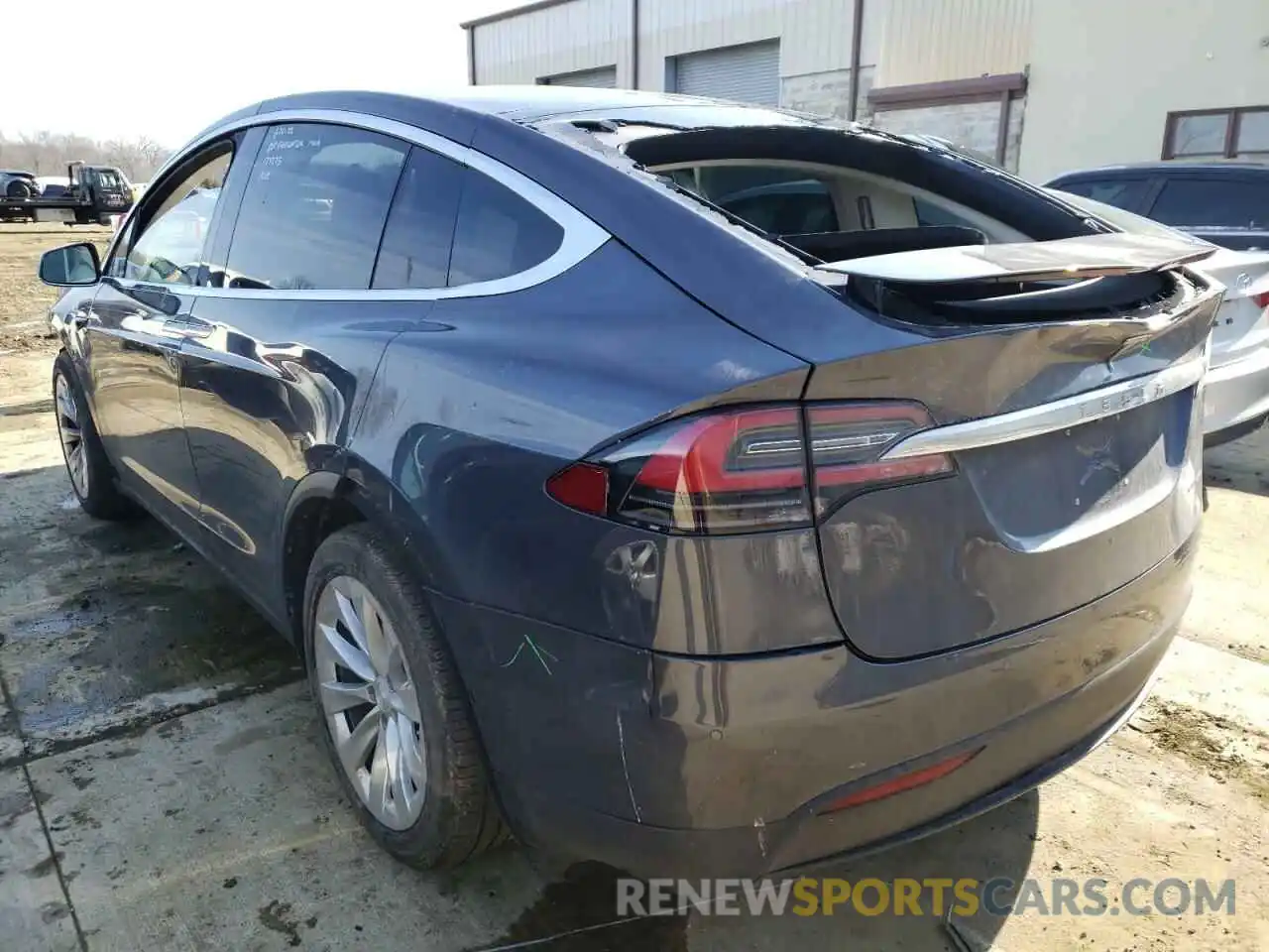 3 Photograph of a damaged car 5YJXCAE27KF185769 TESLA MODEL X 2019