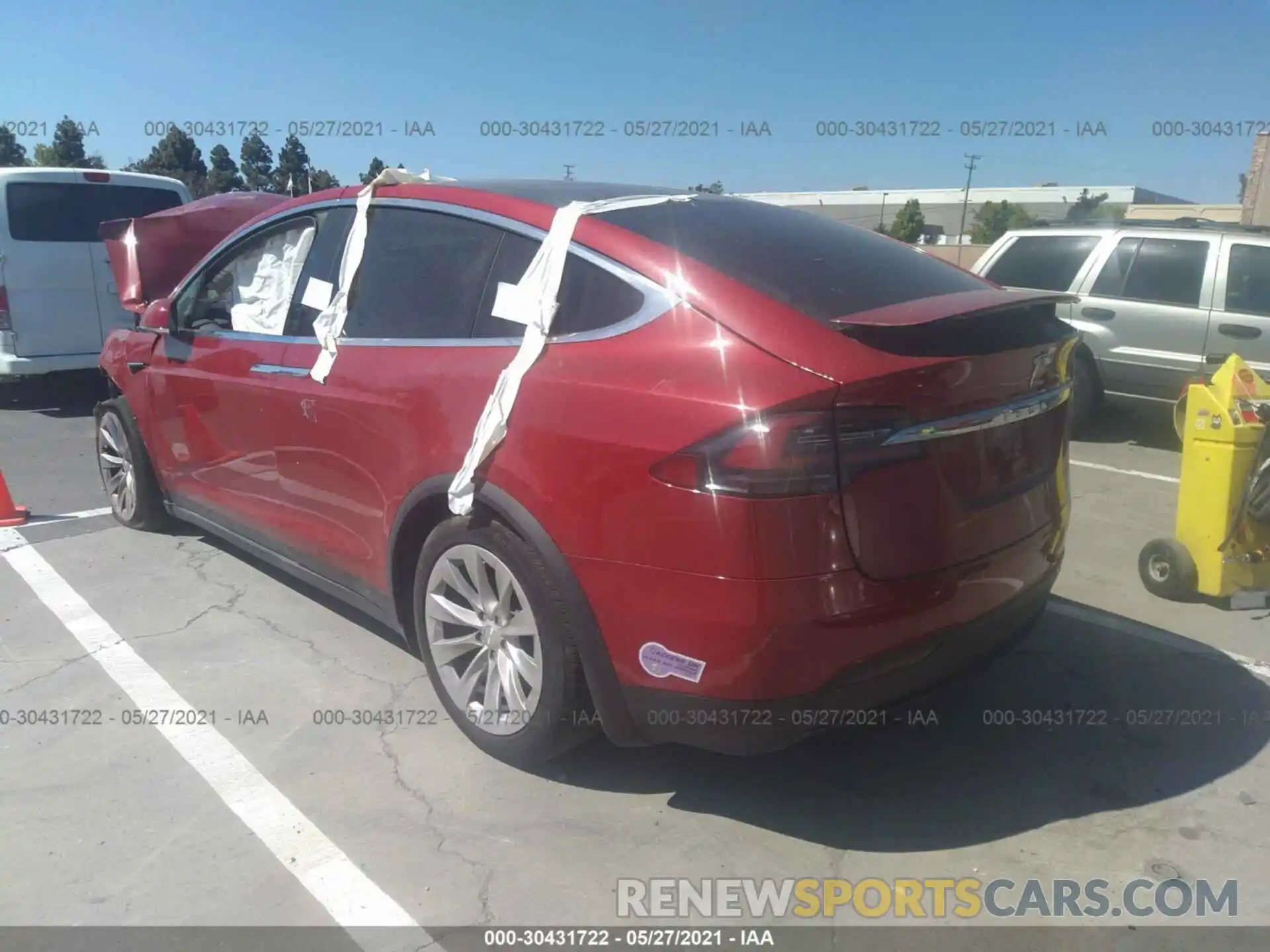 3 Photograph of a damaged car 5YJXCAE27KF186422 TESLA MODEL X 2019