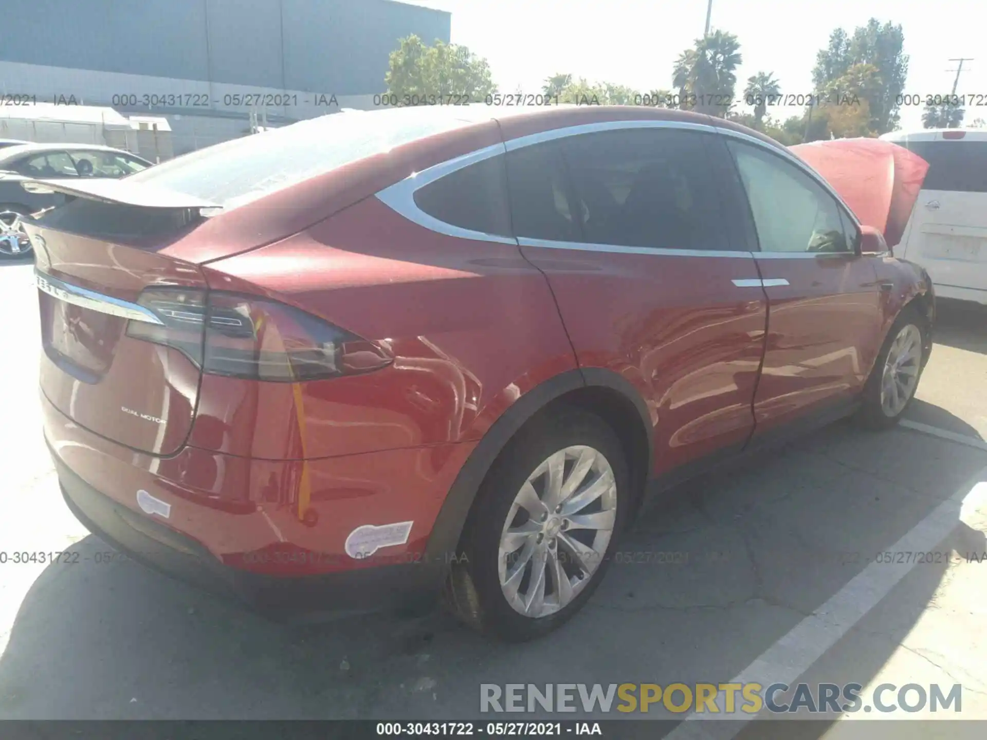 4 Photograph of a damaged car 5YJXCAE27KF186422 TESLA MODEL X 2019