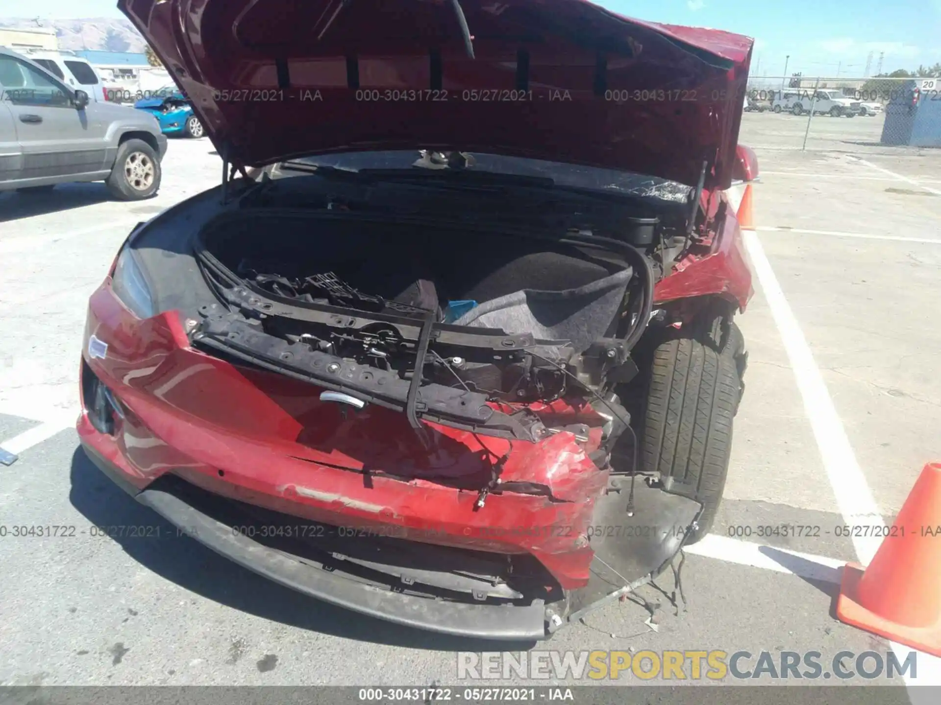 6 Photograph of a damaged car 5YJXCAE27KF186422 TESLA MODEL X 2019