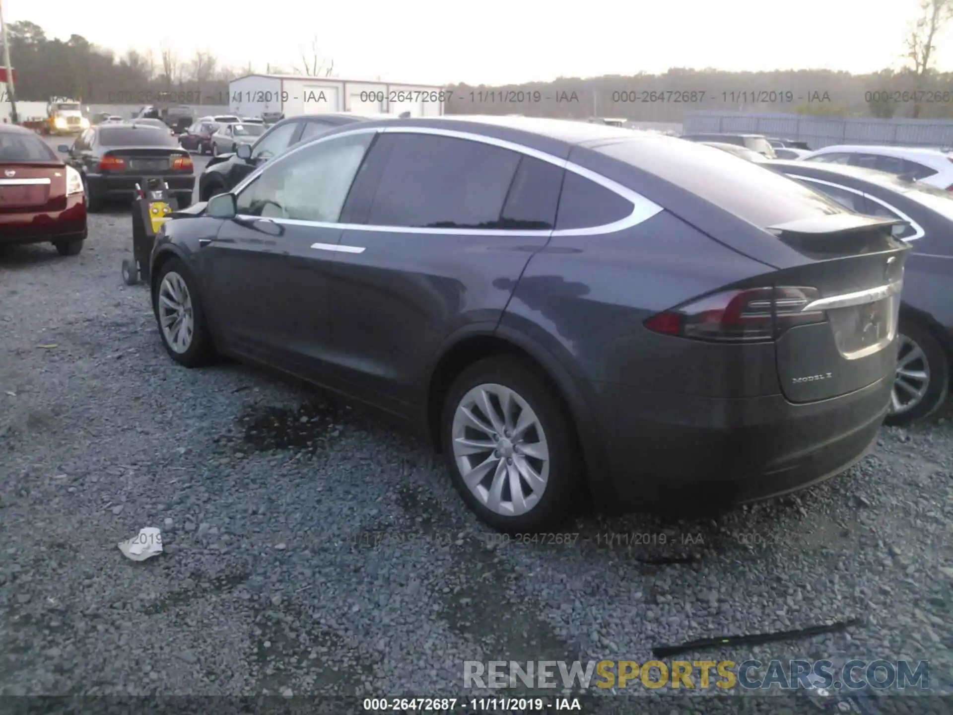 3 Фотография поврежденного автомобиля 5YJXCAE28KF151372 TESLA MODEL X 2019