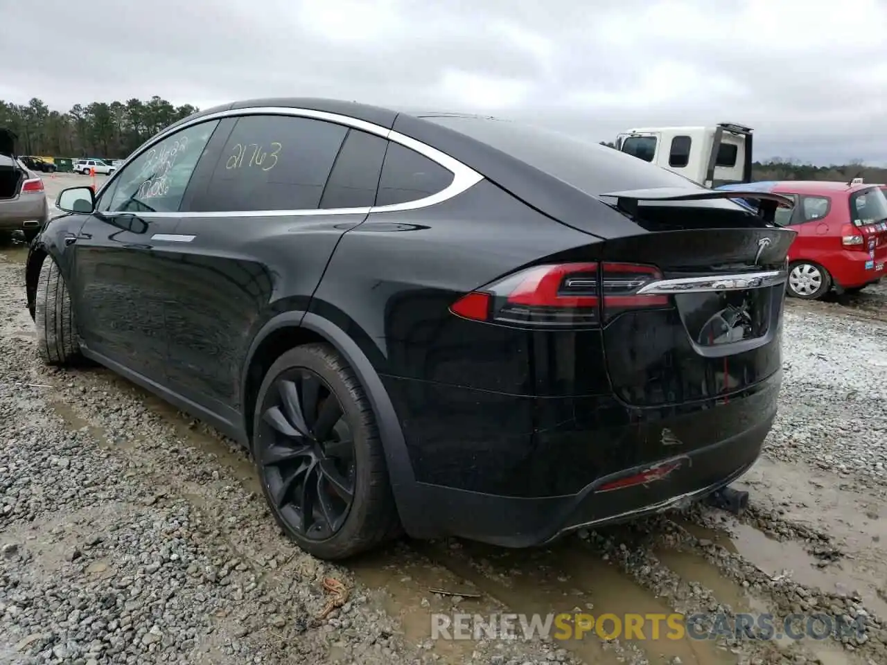 3 Фотография поврежденного автомобиля 5YJXCAE28KF182086 TESLA MODEL X 2019