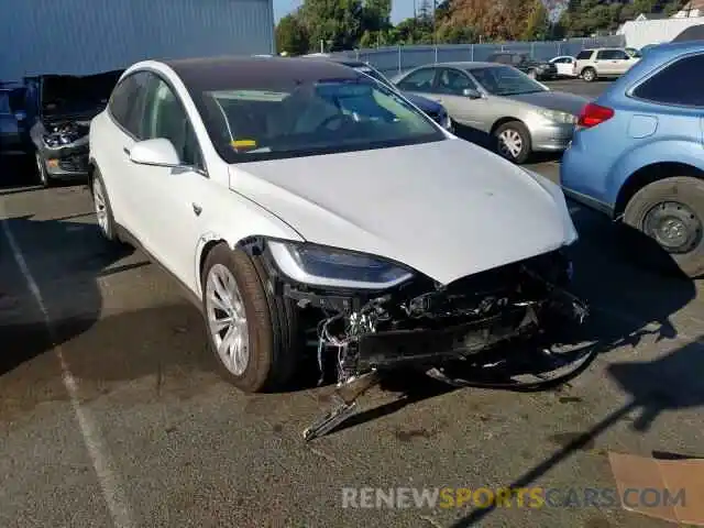 1 Photograph of a damaged car 5YJXCAE29KF152644 TESLA MODEL X 2019