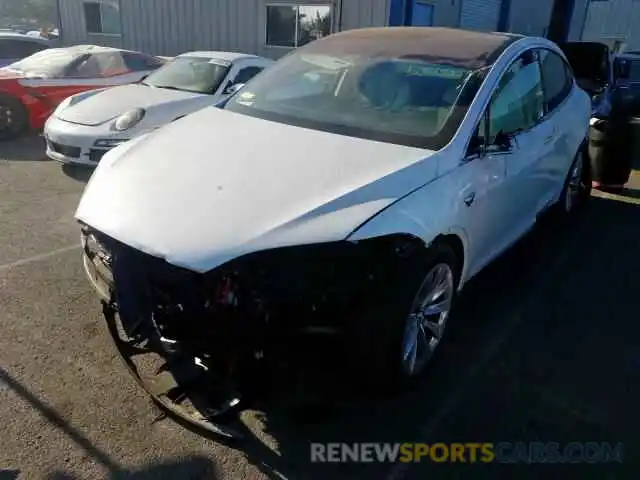 2 Photograph of a damaged car 5YJXCAE29KF152644 TESLA MODEL X 2019