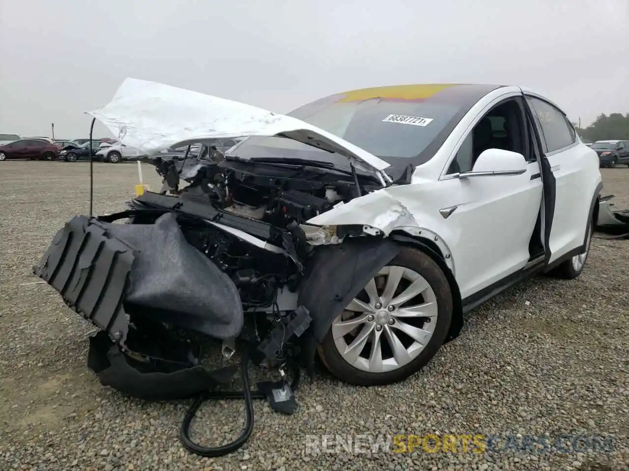 2 Photograph of a damaged car 5YJXCAE29KF154331 TESLA MODEL X 2019