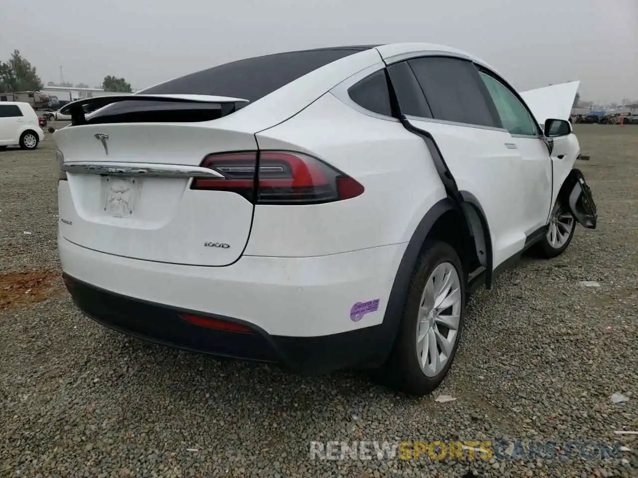 4 Photograph of a damaged car 5YJXCAE29KF154331 TESLA MODEL X 2019