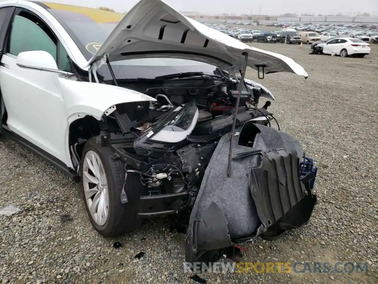 9 Фотография поврежденного автомобиля 5YJXCAE29KF154331 TESLA MODEL X 2019