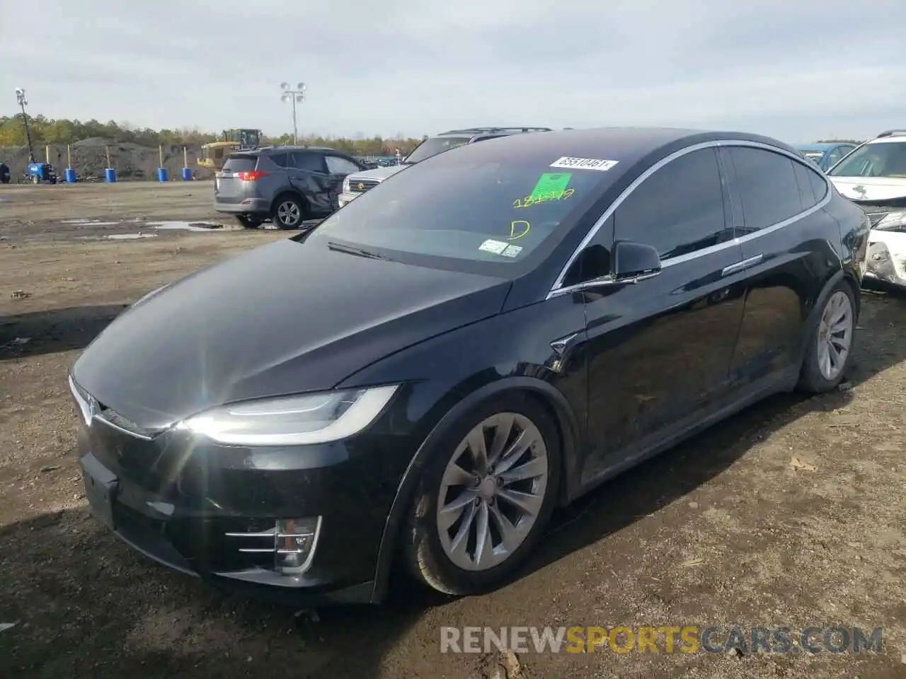 2 Photograph of a damaged car 5YJXCAE29KF181979 TESLA MODEL X 2019