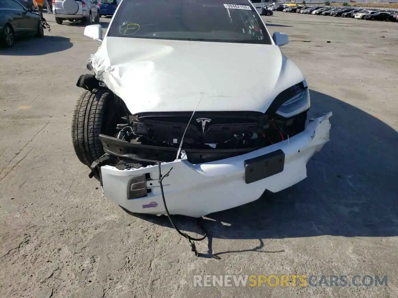 9 Photograph of a damaged car 5YJXCAE41KF154261 TESLA MODEL X 2019