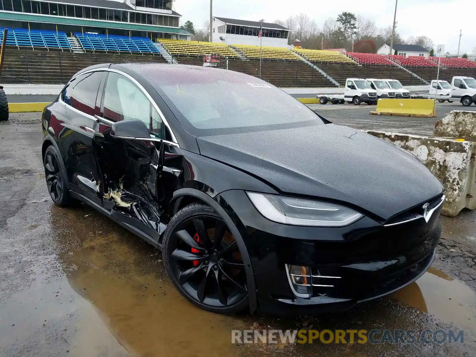 1 Photograph of a damaged car 5YJXCAE43KF190811 TESLA MODEL X 2019