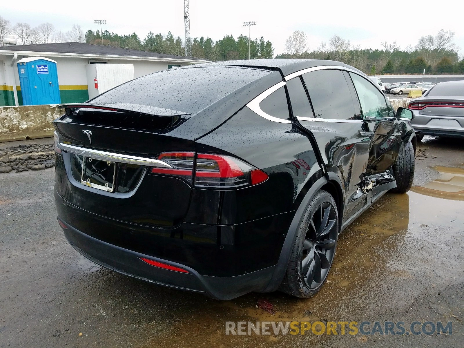 4 Фотография поврежденного автомобиля 5YJXCAE43KF190811 TESLA MODEL X 2019