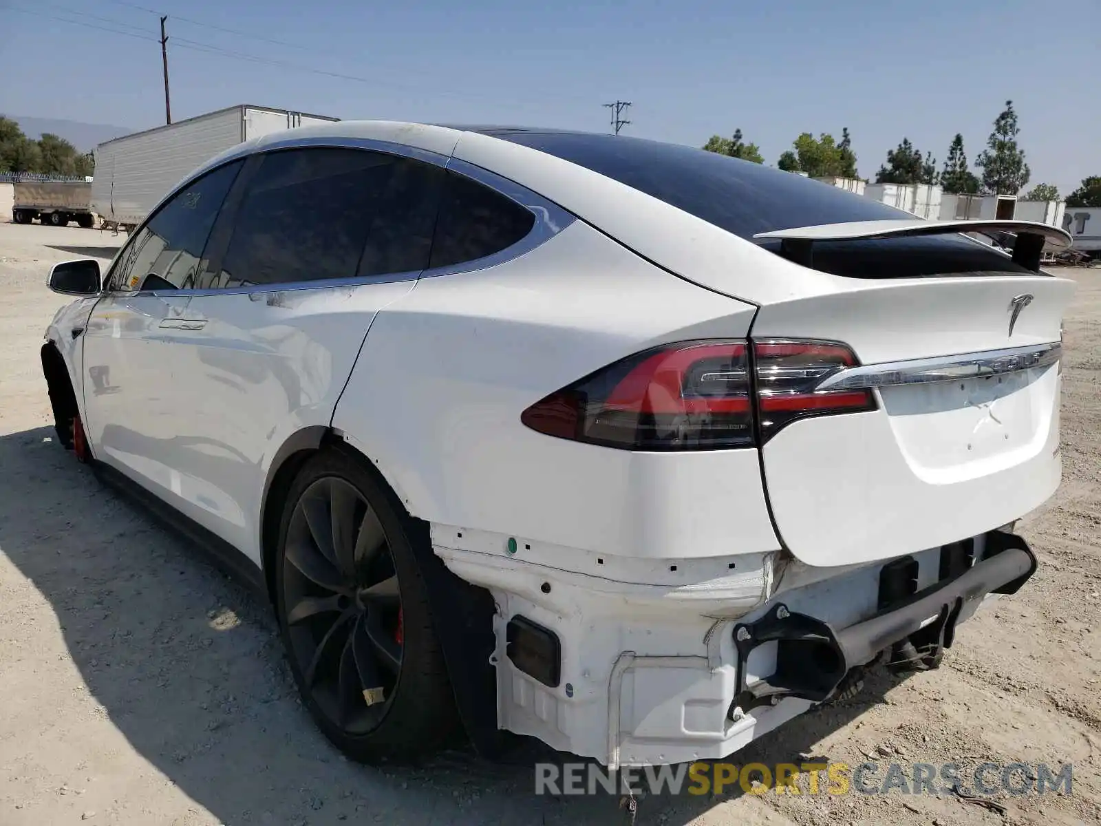 3 Photograph of a damaged car 5YJXCAE43KF212662 TESLA MODEL X 2019