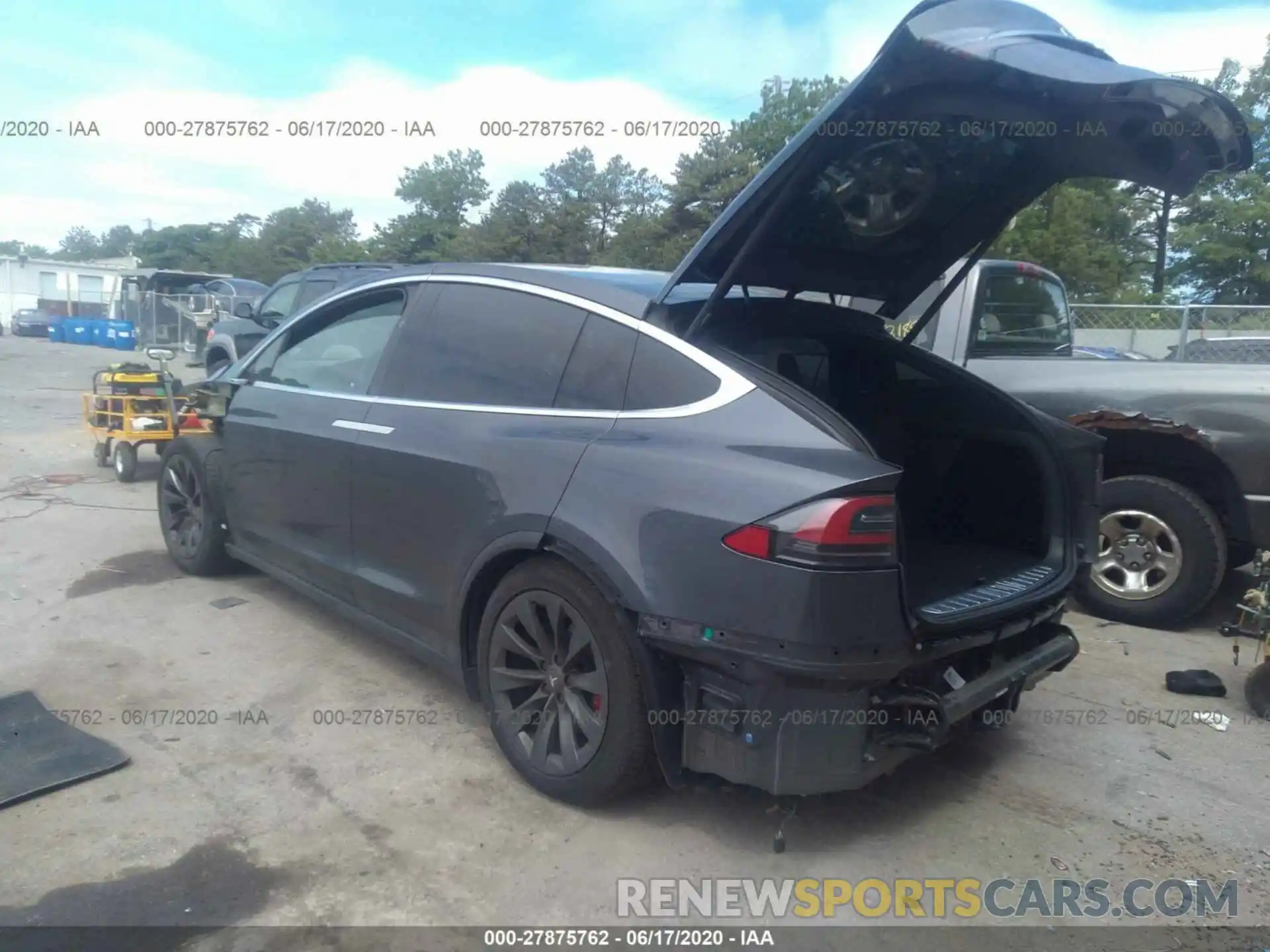 3 Фотография поврежденного автомобиля 5YJXCAE49KF163497 TESLA MODEL X 2019