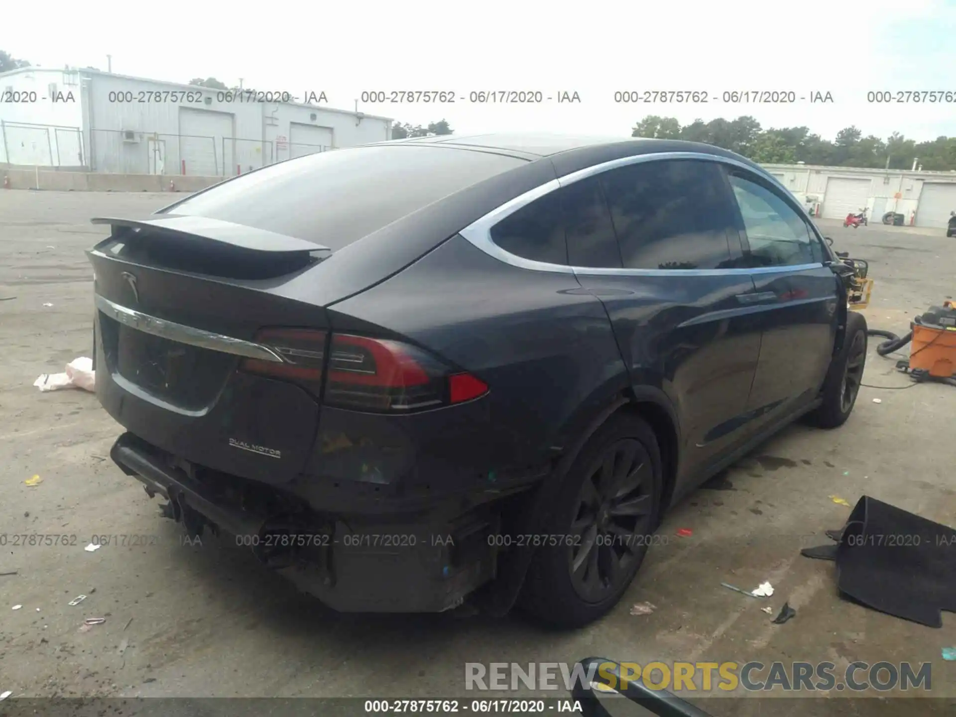 4 Фотография поврежденного автомобиля 5YJXCAE49KF163497 TESLA MODEL X 2019