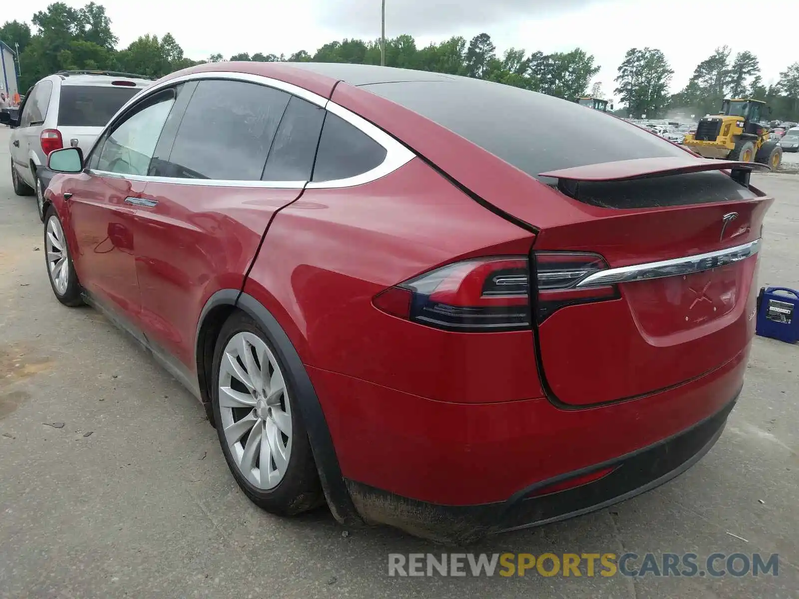 3 Photograph of a damaged car 5YJXCAE49KF190828 TESLA MODEL X 2019