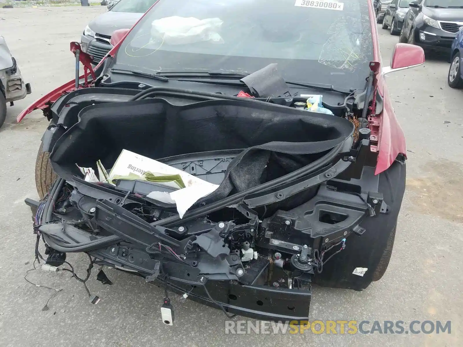 9 Photograph of a damaged car 5YJXCAE49KF190828 TESLA MODEL X 2019