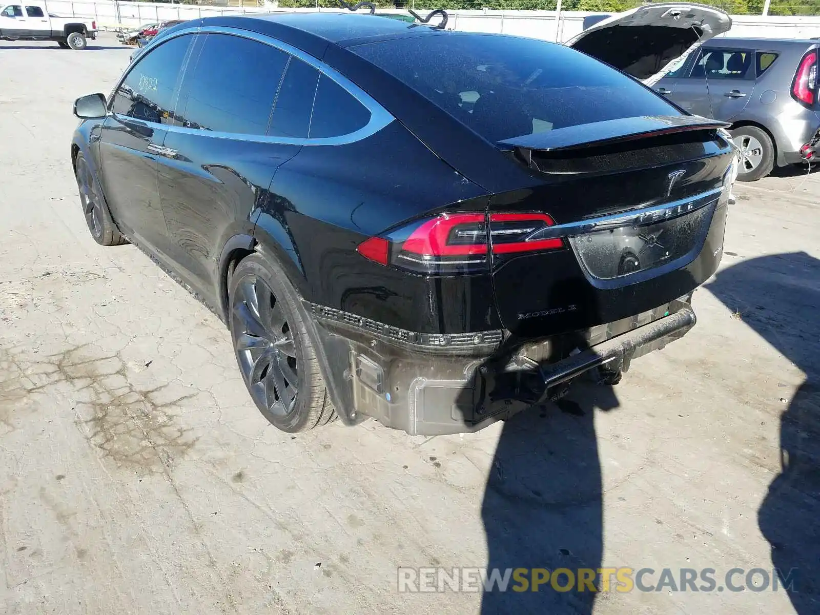 3 Photograph of a damaged car 5YJXCBE20KF151727 TESLA MODEL X 2019