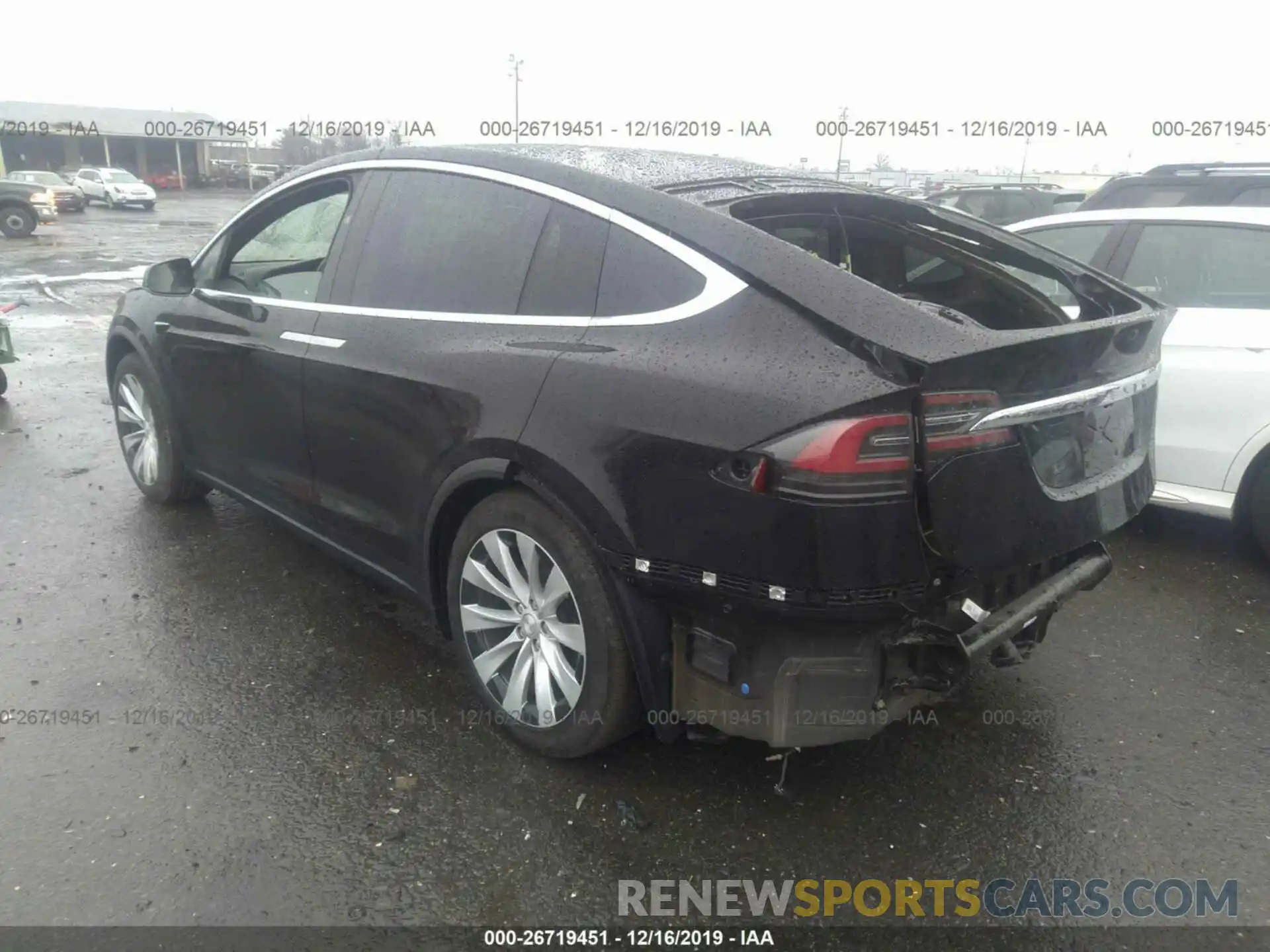 3 Photograph of a damaged car 5YJXCBE20KF160766 TESLA MODEL X 2019