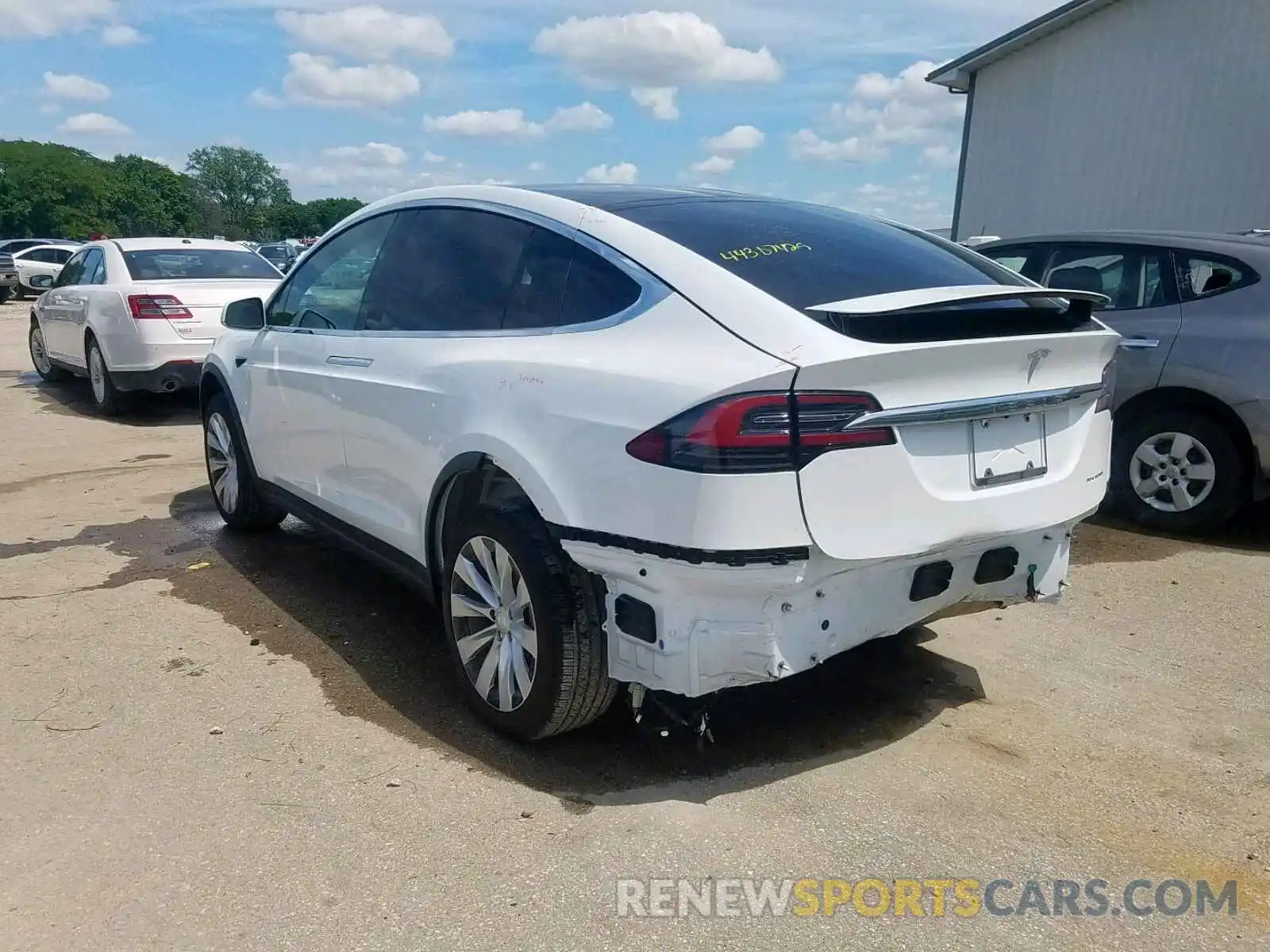 3 Photograph of a damaged car 5YJXCBE20KF180614 TESLA MODEL X 2019