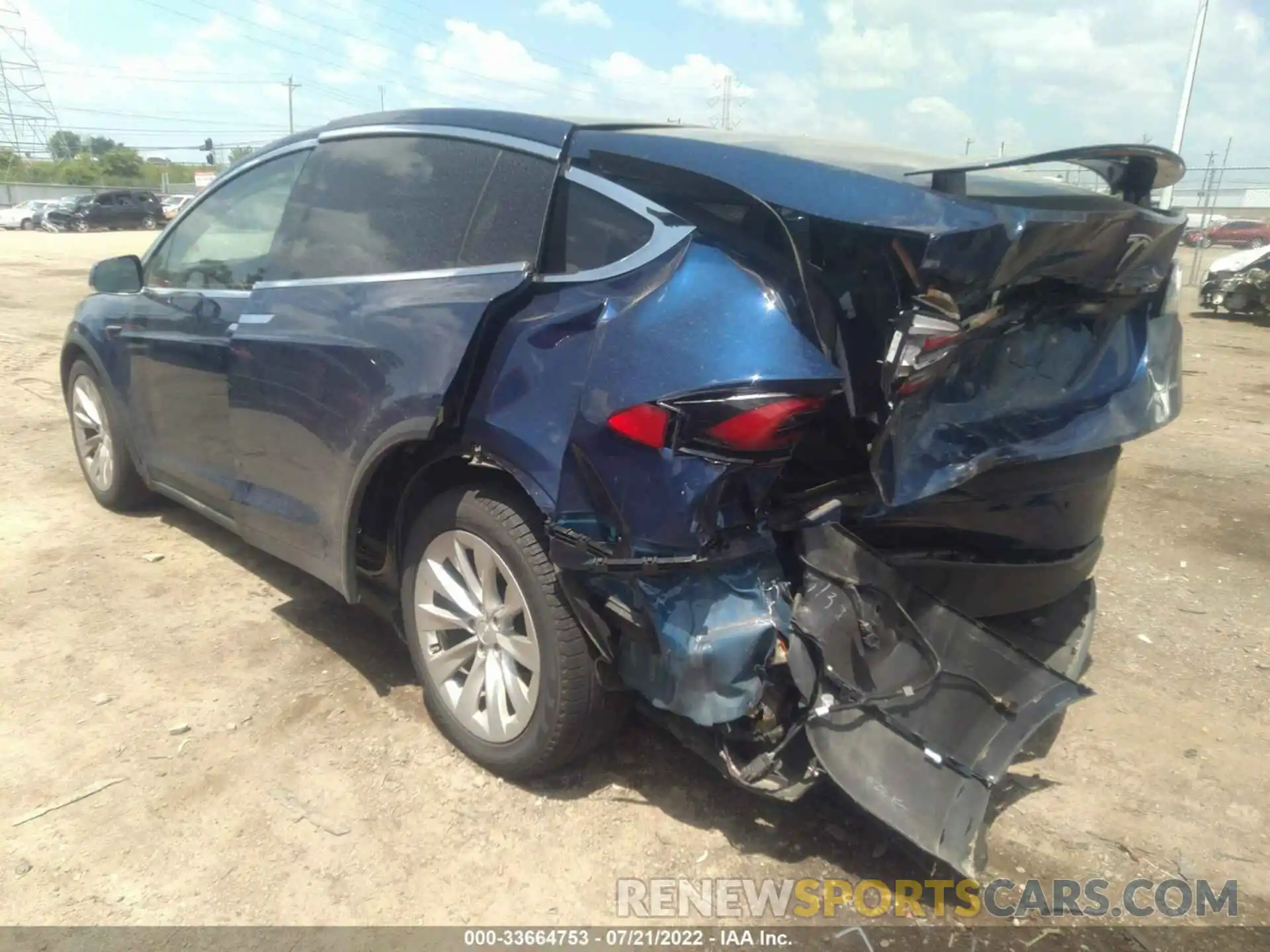 3 Photograph of a damaged car 5YJXCBE20KF181097 TESLA MODEL X 2019