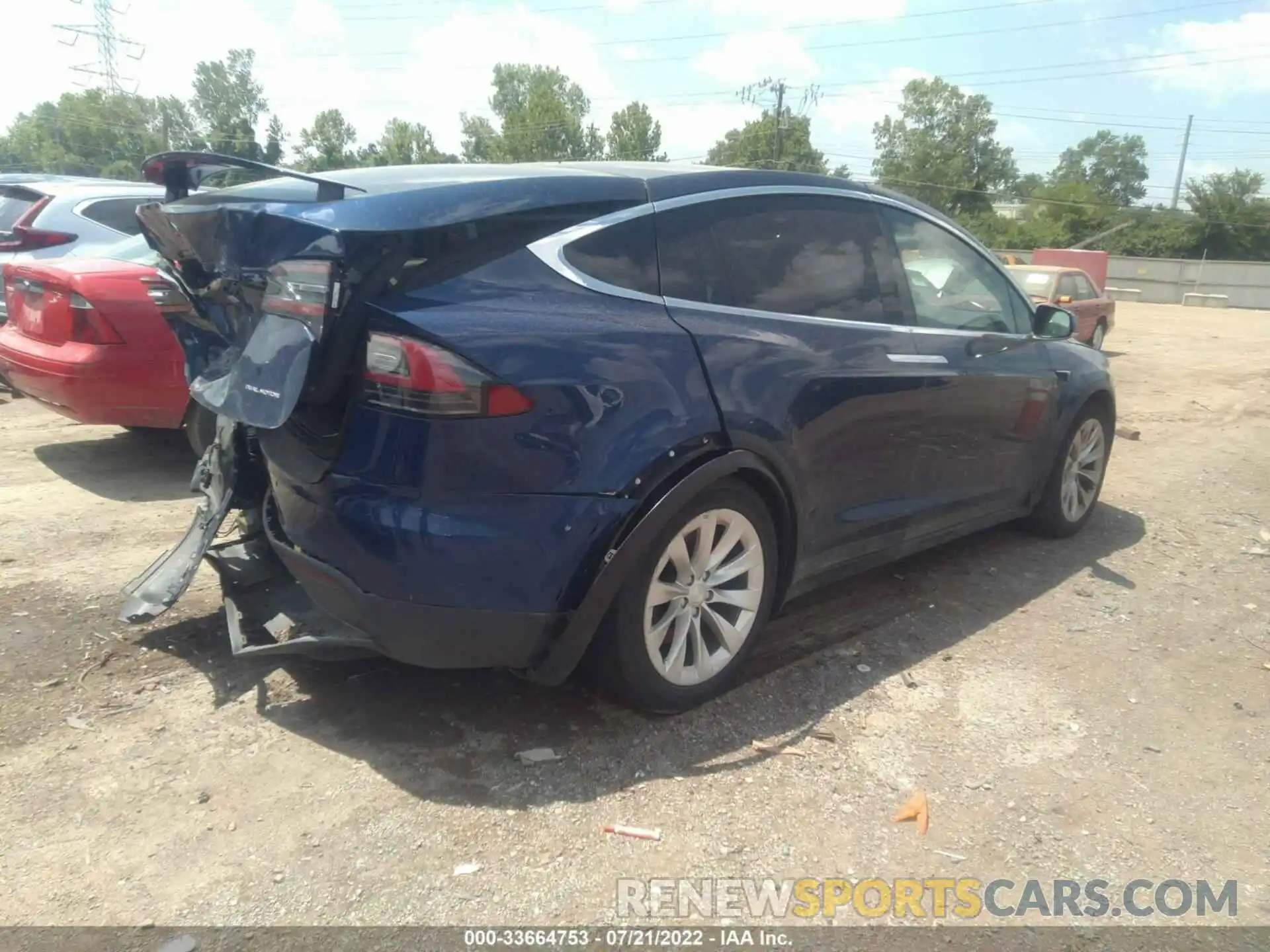 4 Photograph of a damaged car 5YJXCBE20KF181097 TESLA MODEL X 2019