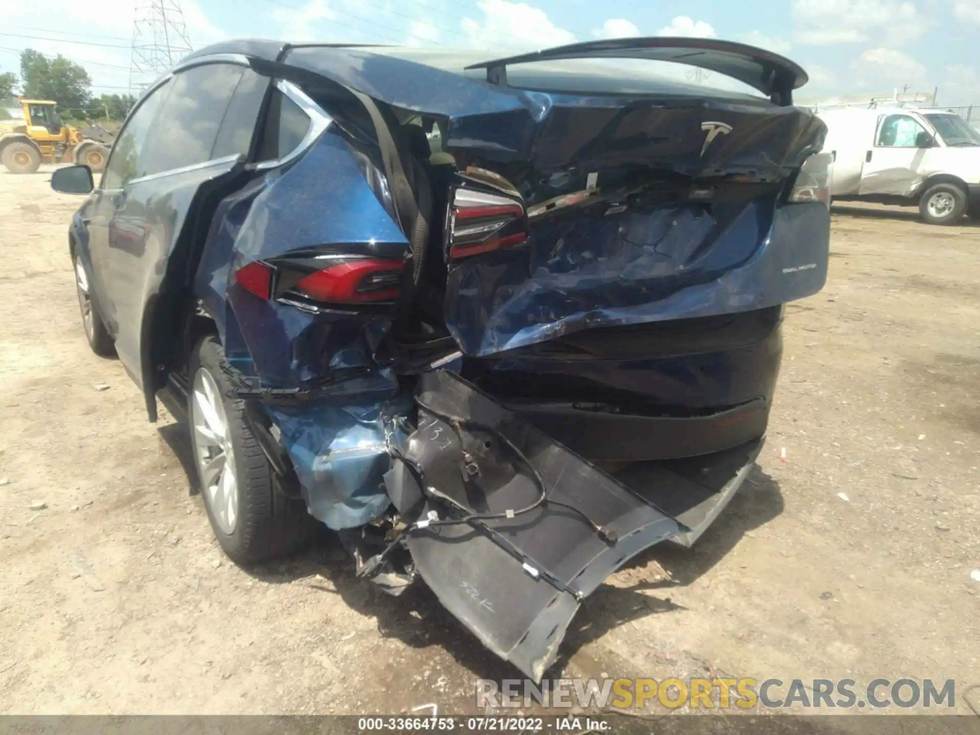 6 Photograph of a damaged car 5YJXCBE20KF181097 TESLA MODEL X 2019