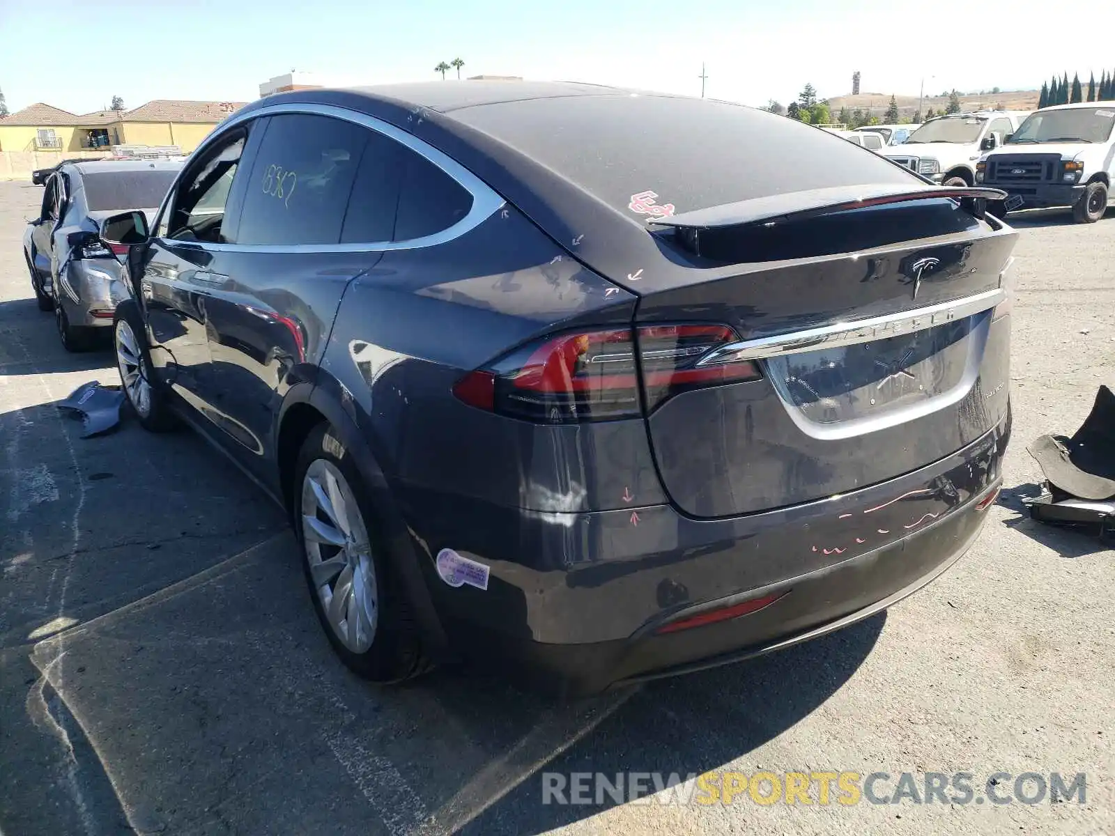 3 Photograph of a damaged car 5YJXCBE20KF184596 TESLA MODEL X 2019