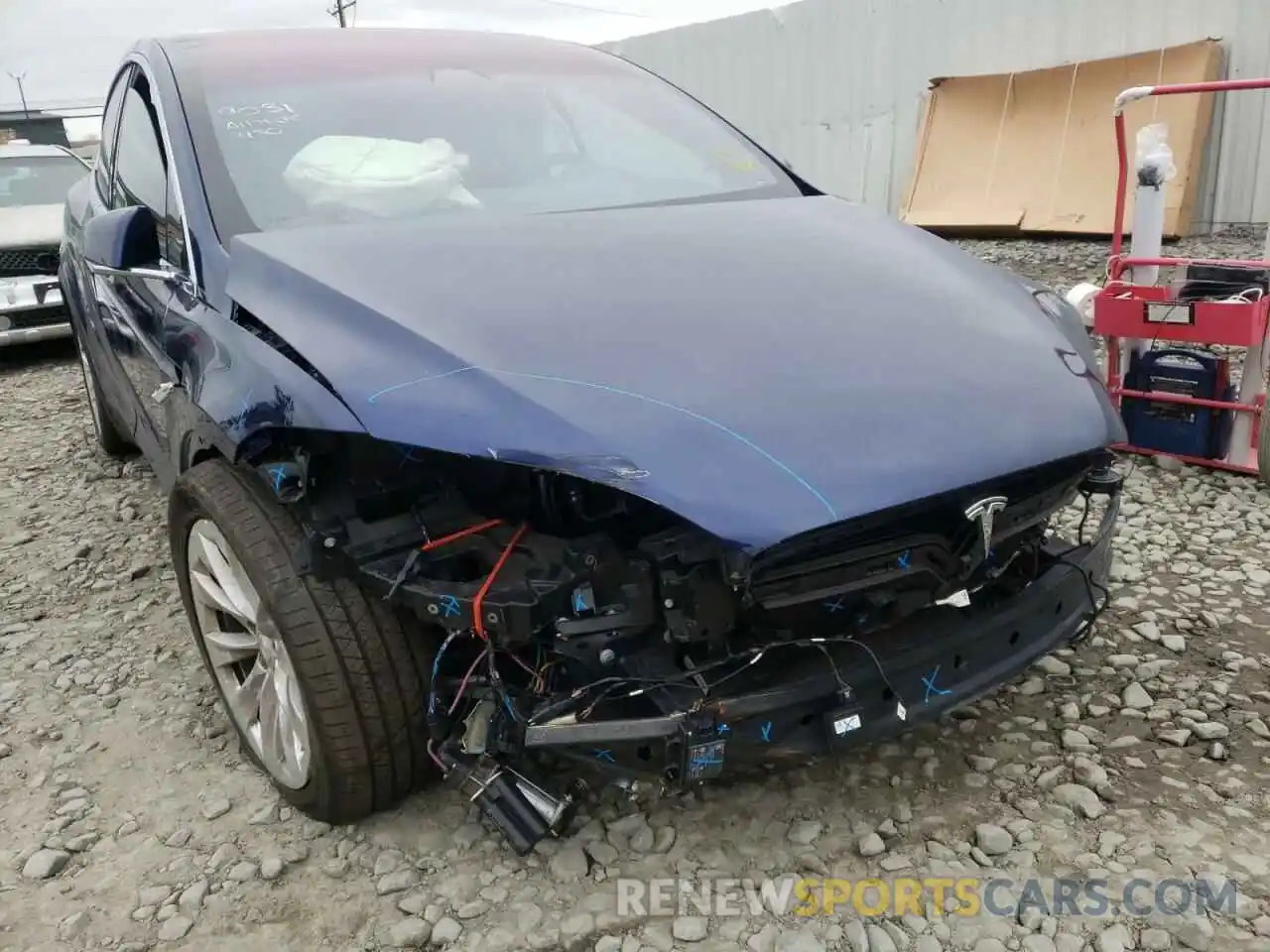 9 Photograph of a damaged car 5YJXCBE20KF184808 TESLA MODEL X 2019