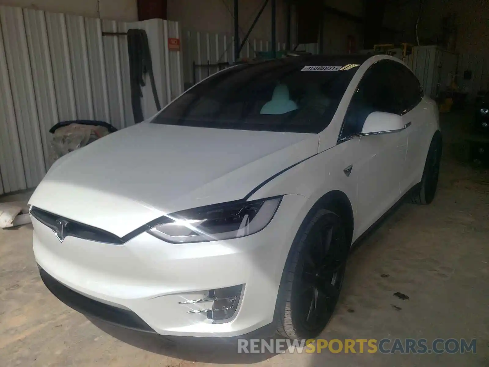 2 Photograph of a damaged car 5YJXCBE20KF193203 TESLA MODEL X 2019