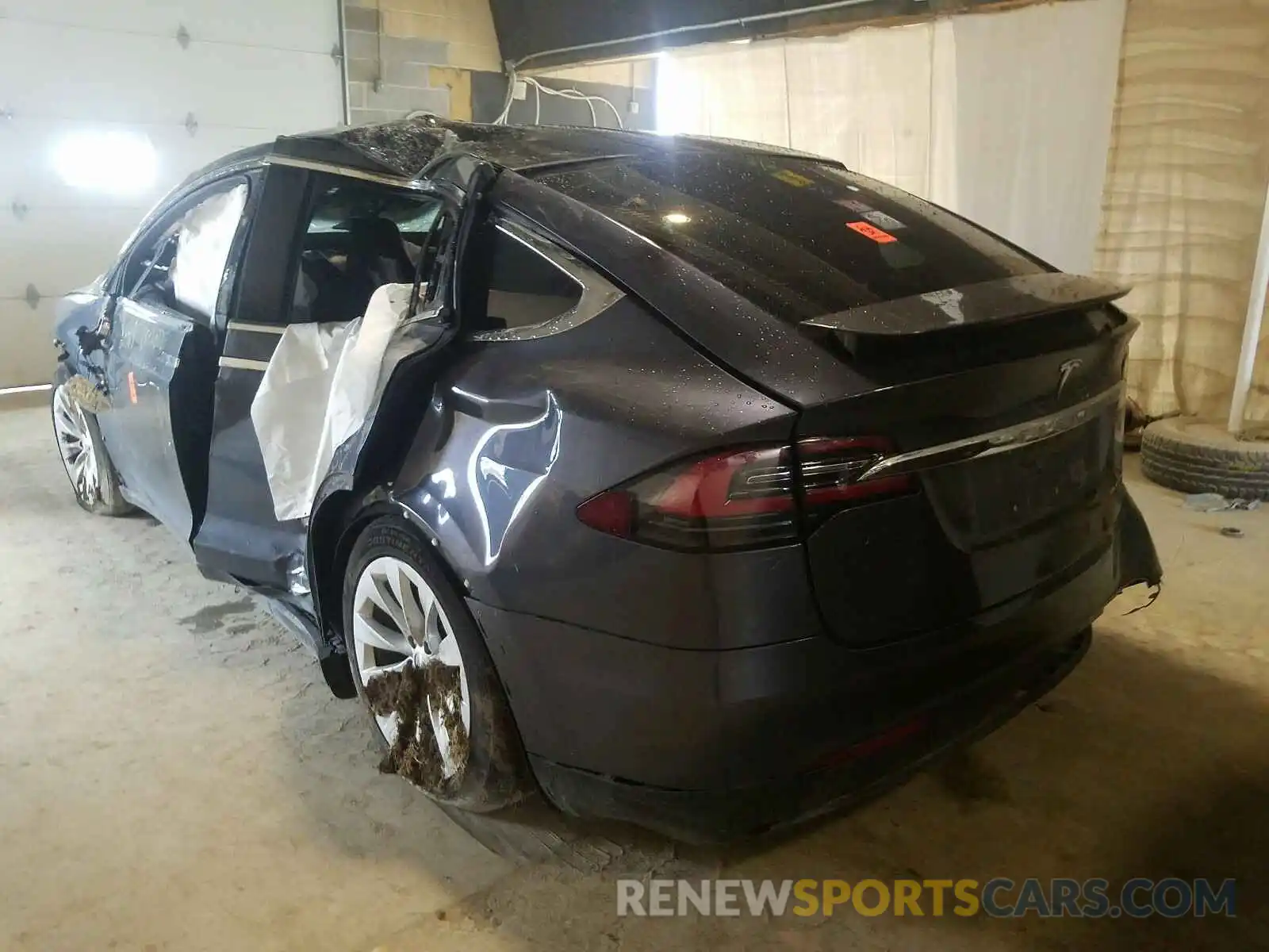 3 Фотография поврежденного автомобиля 5YJXCBE21KF203169 TESLA MODEL X 2019