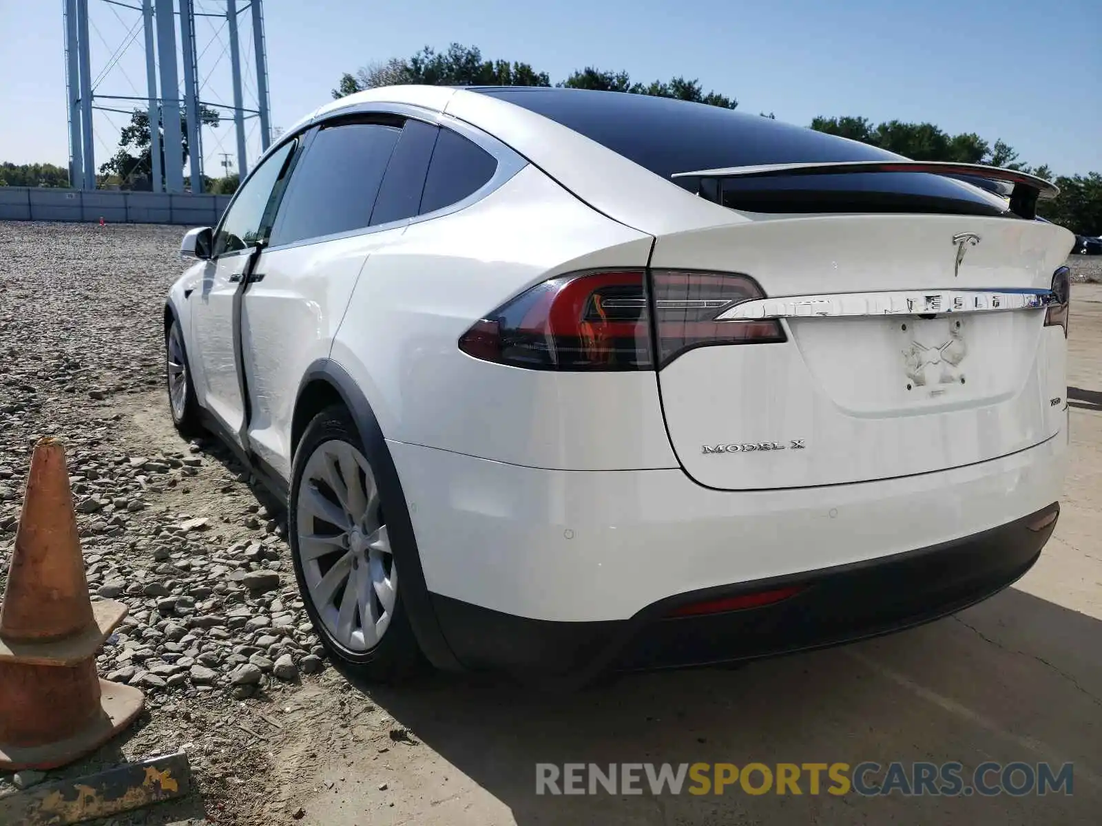 3 Photograph of a damaged car 5YJXCBE22KF150613 TESLA MODEL X 2019